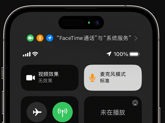 寒亭苹果授权维修网点分享iPhone在通话时让你的声音更清晰 